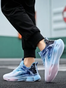 Unisex Plus Size Sneakers - Latest Design, Skin-Friendly Comfort, Suitable For All Occasions - Blue - View 4