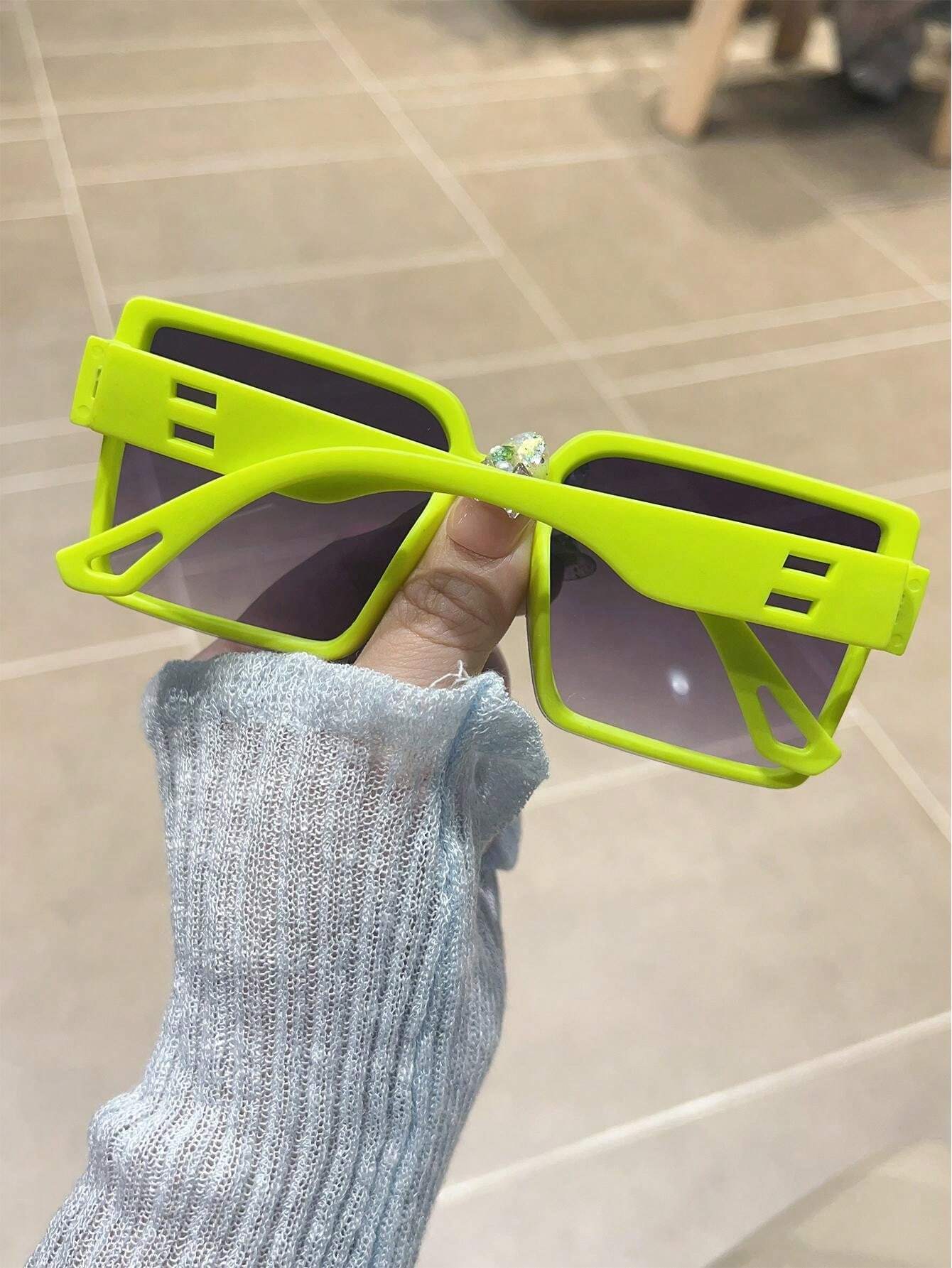 New European And American Style Big Frame Square Fashion Glasses For