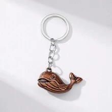 1 Máy Tính Vintage Đơn Giản Sáng Tạo Đại Dương Động Vật Cá Heo Cá Mập Rùa Tôm Móc Khóa, Ô Tô Thời Trang Mặt Dây Chuyền Túi Phụ Kiện Cá Tính Du Lịch Lưu Niệm - Bạc - Xem 15