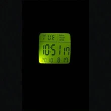Casio 男式 W-96H-1A 不锈钢运动手表 配黑色表带 - 黑色 - 查看 2