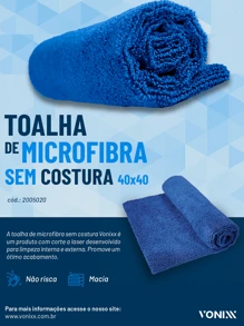 Kit Limpeza De Carro Fácil E Prático Cera Shampoo Vonixx - Multicolorido - Visão 6