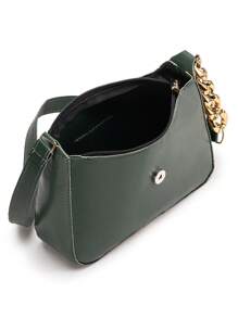 Gaby Show Women's Crescent Half Moon Shoulder Bag - Green - View 4