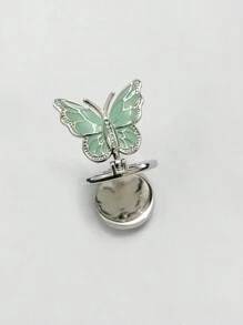 1 件薄荷绿锌合金蝴蝶指环手机支架，可旋转折叠支架，带指环和拉出式支架，兼容 、Android 手机，生日、家人、朋友礼物，推拉式手机握把，手机支架，手机配件 - 彩色 - 查看 7