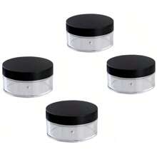 1 pieza Botellas de plástico para empaquetar polvos, envases reutilizables a granel para polvos, accesorios de viaje (50ML), maquillaje, económico, decoración de habitación, tocador, viaje, accesorios de maquillaje, económico, rellenos de calcetines, maquillaje, herramientas de maquillaje, cosas baratas, regalos, regalos para mujeres, regalos de Navidad - Multicolor - Ver 8