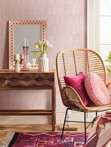 COMMOMY 3D裝飾貼磁磚，3D綠色馬賽克剝離和黏貼牆磚，自粘廚房瓷磚後擋板，浴室牆壁貼紙，防水和防黴，30x30cm - 彩色 - 查看 8