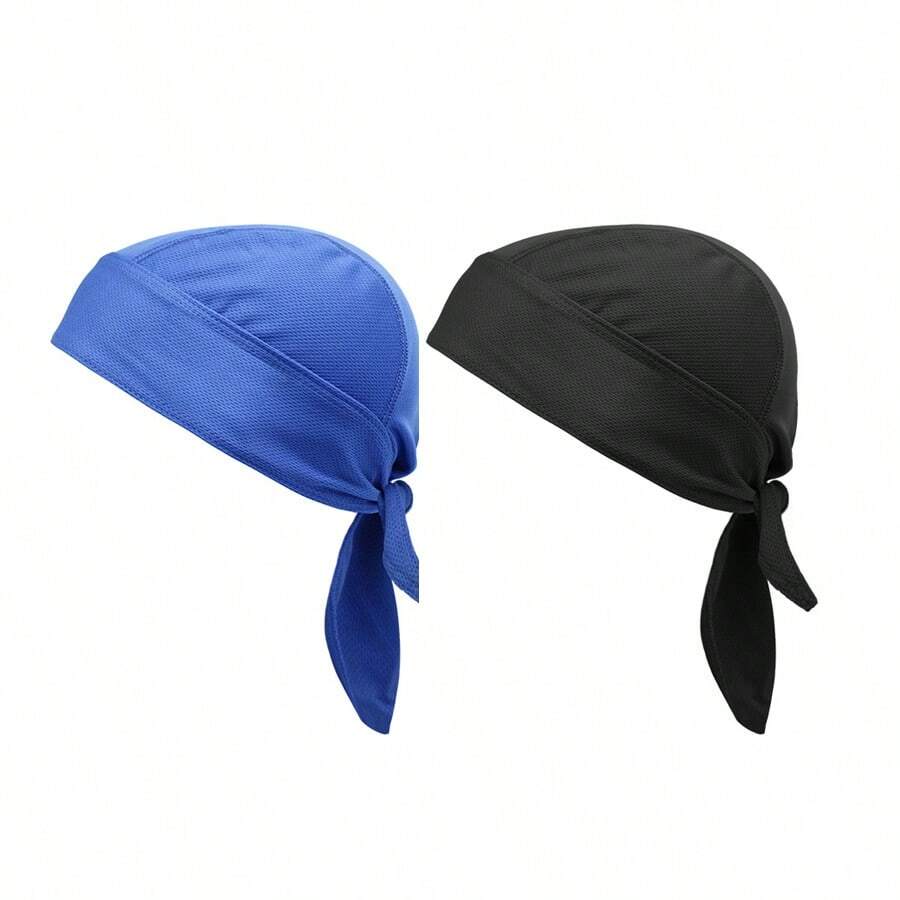 1pc Pirate Hat Bandana For Outdoor Cycling, Quick-Drying, Moisture-Wicking, Breathable, Sun-Proof Headwear, Small Hat - Multicolor - View 1