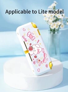 1 个草莓兔子图案保护壳兼容 Switch OLED/Switch NS/Lite、Switch 扩展电池控制台配件盖带操纵杆盖，与 Switch 玩家兼容的最佳礼物 - 彩色 - 查看 21