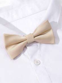 1pc Men's Solid Color Fashion Bowknot For Everyday Decorative Casual Use
