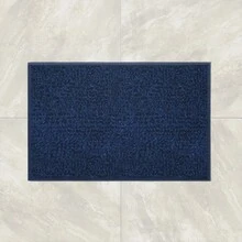 Bargain Hunters Ivy Chenille Bath Mat Non Slip Soft Absorbent Microfiber 17x24 20x30 Various Colors - 海軍 - 查看 2