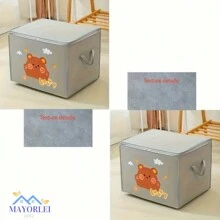 Foldable Storage Bags Dress Shorts Jeans Storage - Light Grey - View 3