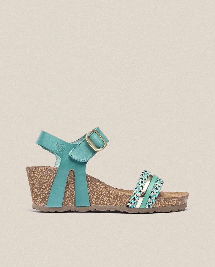 Yokono Women Platforms & Wedge Sandals - Green - View 1