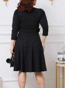 Plus Size Dresses - Schwarz - Übersicht 2