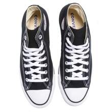 匡威男女通用2026春季新款舒适高帮帆布鞋，情侣休闲运动鞋101010 - 黑色 - 查看 5