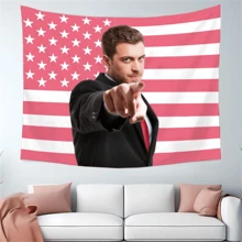 1 szt. personalizowane tło gobelinowe z motywem flagi amerykańskiej, do dekoracji wnętrz i salonu, idealny prezent dla niego/niej, chłopaka, dziewczyny, taty, mamy, rodziny, przyjaciół, zwierząt domowych - Wielokolorowe - Zobacz 4