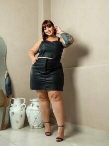 Plus Size Blouses - màu đen - Xem 5