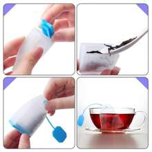 1pc Easy-To-Use Silicone Tea Infuser - Versatile, Enhances Flavor, Fun Colors, Dishwasher Safe, Back To School