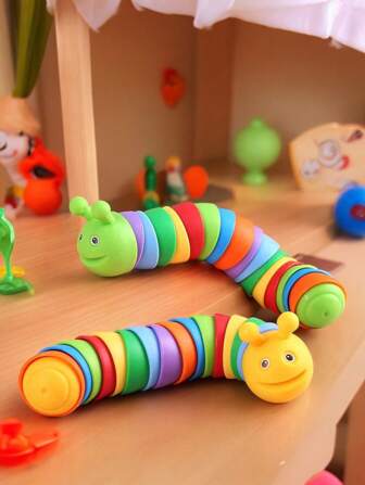 1 pieza Juguete de slime de color arcoíris, juguete antiestrés para niños y adultos, adecuado para niños y niñas de 2-3 años, 4 años, 5 años, 6 años, 7 años, 8 años, puede usarse como regalo de cumpleaños/Día del Niño (color aleatorio), juguete para bebés, suministros para bebés, juguete de viaje divertido, buen valor, regalo de Navidad, regalo para bebés