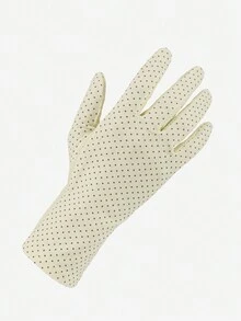 1對蕾絲防曬觸控單車手套 - 彩色 - 查看 5