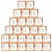 1入組氣球盒，單個字母組合，適用於婚禮、派對和各種節日，1歲生日給家人和朋友拍照，用途廣泛 - 玫瑰金 - 查看 4