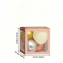 1入組氣球盒，單個字母組合，適用於婚禮、派對和各種節日，1歲生日給家人和朋友拍照，用途廣泛 - 玫瑰金 - 查看 2