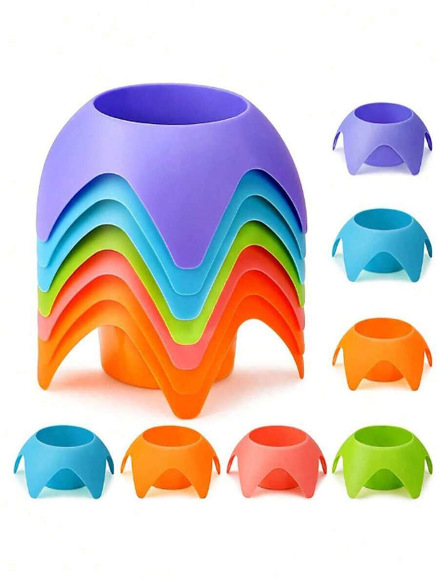 1入組多功能沙灘杯架，沙灘旅行必備配件，可放置飲料、手機、太陽眼鏡和鑰匙，附沙杯墊露營裝備