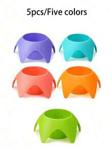 1入組多功能沙灘杯架，沙灘旅行必備配件，可放置飲料、手機、太陽眼鏡和鑰匙，附沙杯墊露營裝備