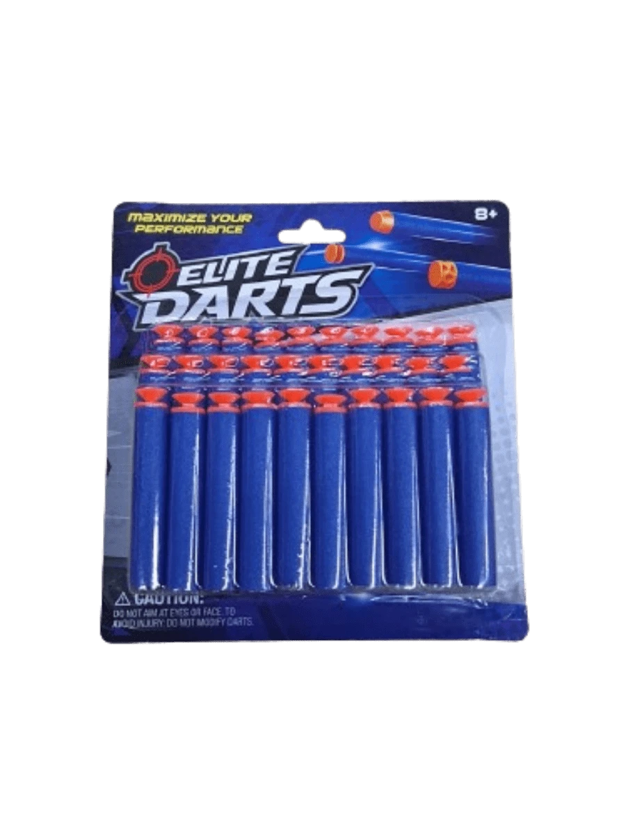 1 paquete 30 Dardos nerf de recambio para juguete, pistola blaster de juguete - Azul Marino - Ver 1