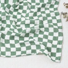1 chiếc chăn mềm bằng vải gạc cotton mùa hè, kích thước 120*110cm, có thể dùng làm khăn tắm, khăn che khi cho con bú, đạo cụ chụp ảnh. - Nhiều màu - Xem 14