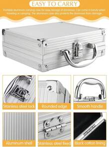 Kalolary Doble 12 Dominó de Tren Mexicano, 91 Azulejos Números Juegos de Dominó en una Caja de Aluminio con 9 Trenes Folleto de Instrucciones Almohadillas de Puntuación Centro en Forma de Octágono Juego de Mesa para Fiesta Familiar (Estilo de Números) - Blanco - Ver 3