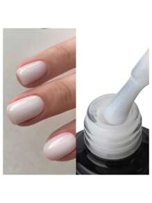 GEL BLANCO LECHOSO MILK TRASLUCIDO DECORACION UÑAS ACRILICAS  UV LED - Blanco - Ver 4