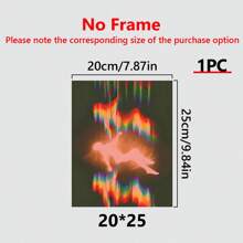 1入組裝框裝飾畫，掛畫簡單，彩色人物藝術海報，適用於臥室、客廳、書房、餐廳和走廊，壁畫、壁飾、房間裝飾、家居裝飾畫（已裝框） - 彩色 - 查看 14