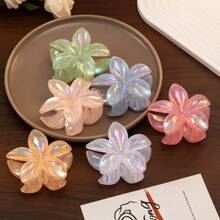 6pcs Summer Beach Flower Hair Claw Clips - 6pcs For Thick Hair, Strong Fixation And Non-Slip, Hawaiian Style, Holiday Style, Cute Large Hair Clips, Banana Clips For Thin Hair, Hair Accessories For Women Girls Holiday Gifts - Multicolor - View 15