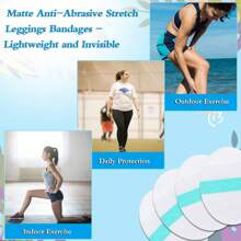 10Pcs Thigh Inner Anti-Chafing Sticker Paste Inner Thigh Anti-Wear Patch Self-Adhesive Wear-Resistant Thigh Patch Disposable Ultra-Thin Invisible Thigh Inner Anti-Chafing Paste For Thigh Inner - White - View 5