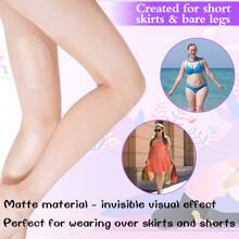 10Pcs Thigh Inner Anti-Chafing Sticker Paste Inner Thigh Anti-Wear Patch Self-Adhesive Wear-Resistant Thigh Patch Disposable Ultra-Thin Invisible Thigh Inner Anti-Chafing Paste For Thigh Inner - White - View 4