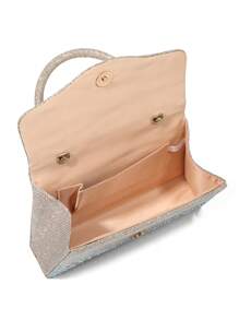 Sparkling, Shining, Elegant, Exquisite Mini Crystal Decorated Clutch Bag Perfect For Parties, Proms, Dinners, Banquets. Best Gift For Women