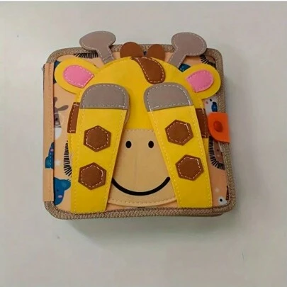 1pc Montessori Busy Book, Children's Busy Board, Felt Quiet Book, Preschool Learning Activity, Educational Sensory Toy, Suitable For Airplane And Car Travel, Birthday, Christmas, New Year Gift, Children's Gift