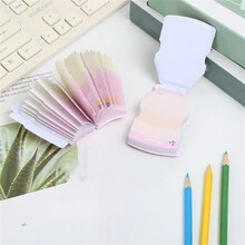 2入組兩種不同風格的創意減壓小手冊，DIY減壓豆適用於學生和上班族，減壓漫畫小夾子手帳 - 彩色 - 查看 4