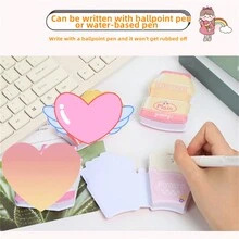 2入組兩種不同風格的創意減壓小手冊，DIY減壓豆適用於學生和上班族，減壓漫畫小夾子手帳 - 彩色 - 查看 1