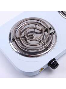 Parrilla Estufa Eléctrica Individual Un Quemador Cocina - Blanco - Ver 8