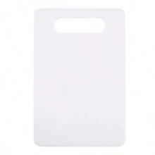 1 pieza Tabla de cortar de plástico, tabla de cortar de clasificación doméstica, tabla de cortar para complementos de alimentos para bebés, frutas y verduras, tabla de cortar antideslizante ligera para acampar y hacer picnic al aire libre - Gris - Ver 13