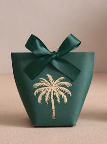 SET OF 5 MINI GIFT BOXES - Available In A Variety Of Colors And Designs, Our Premium Quality Mini Gift Boxes Are Perfect For Displaying Small Gifts. These Are Beautiful Boxes, Tailor-Made For Special Occasions. Featuring A Delicate Palm Tree Pattern And High Quality Ribbon, These Boxes Are Perfect For Weddings, Parties And Celebrations. Valentine Day - Multicolor - View 2