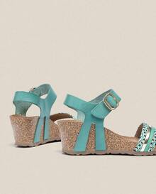 Yokono Women Platforms & Wedge Sandals - Green - View 2