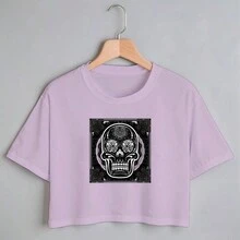 Women T-Shirts - Màu tím - Xem 1