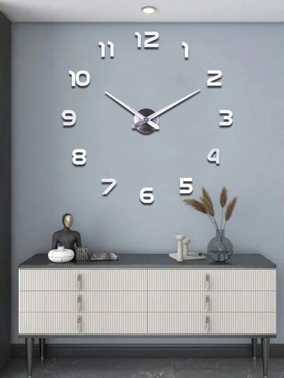 Pc, Moderne Minimalist Oversized Creative DIY Wand Clock, Frameless Silent Restaurant Art Home Living Room, Room Office Kitchen ation Clock,Home ,Room Birthday Graduation Klok Bedroom Dormitory Back To School view 3