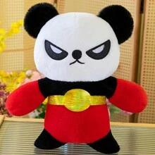 Angry Panda Plush Doll With Red Boxing Glove And Gold Belt, Birthday Party Gift, Collectible Doll For Display - Color - View 8