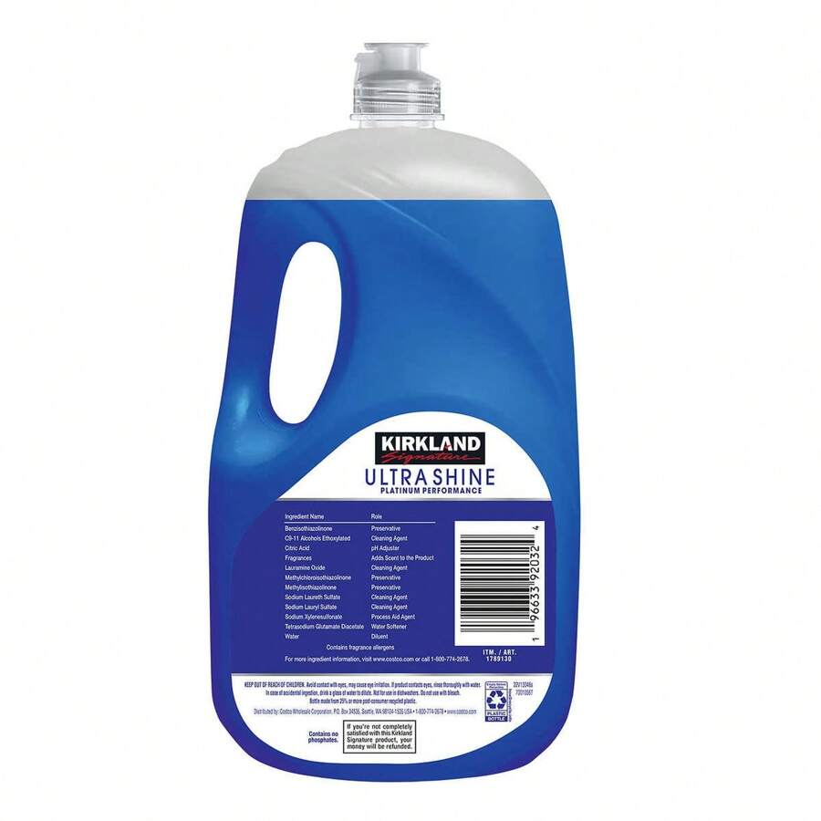 Kirkland Signature Ultra Shine Liquid Dish Soap Fresh 90 Fluid Ounce Mode en ligne SHEIN FRANCE