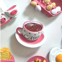 1pc Colorful Refrigerator Stickers - Adorable Kitchen Essentials Decals For Egg, Milk, Coffee, And More - Adds Personalized To Home Decor - Unique Idea For Friends And Loved Ones Best - Multicolor - View 6