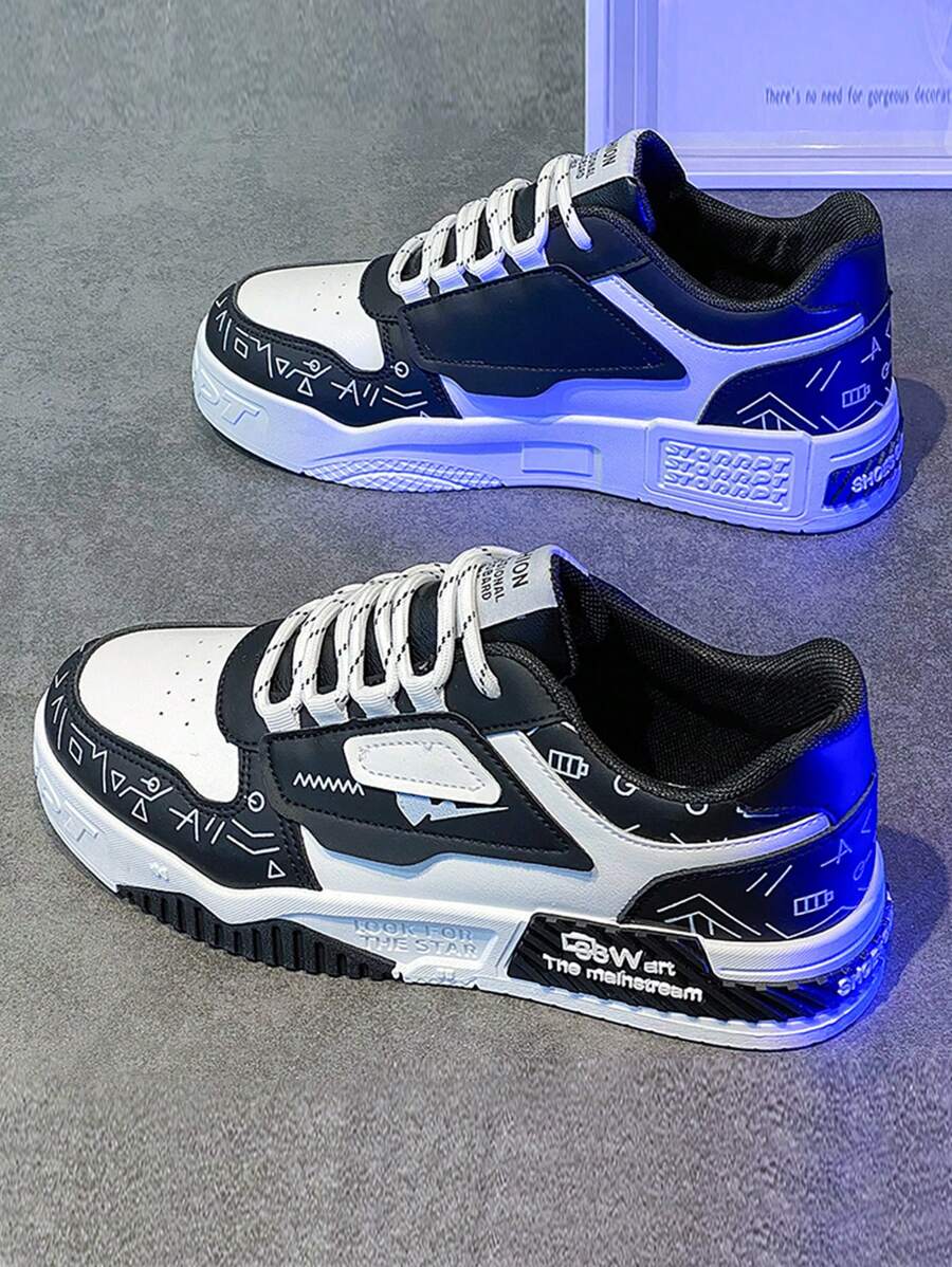 Men's Korean Style Casual Canvas Sneakers, New Fashion Vulcanized Shoes, Versatile, Thick Sole, Breathable, Deodorizing, Shock-Absorbing