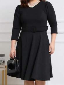 Plus Size Dresses - Schwarz - Übersicht 1