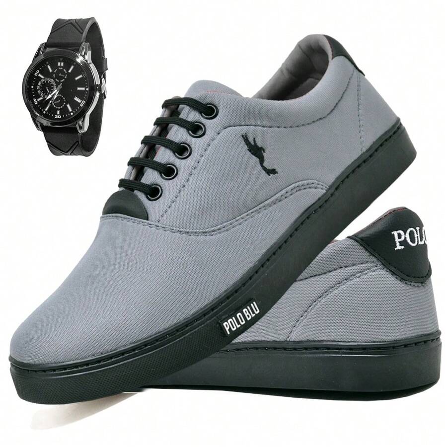 Men Sneakers - Xám - Xem 1